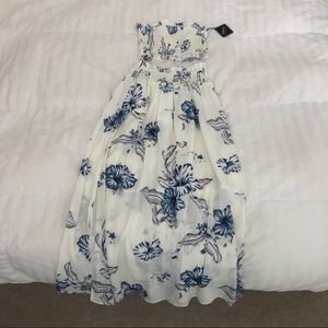 2 piece skirt and tube top outfit